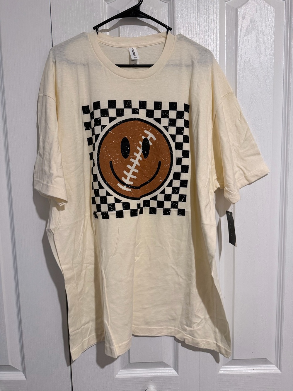 Graphic Smile Football Tee